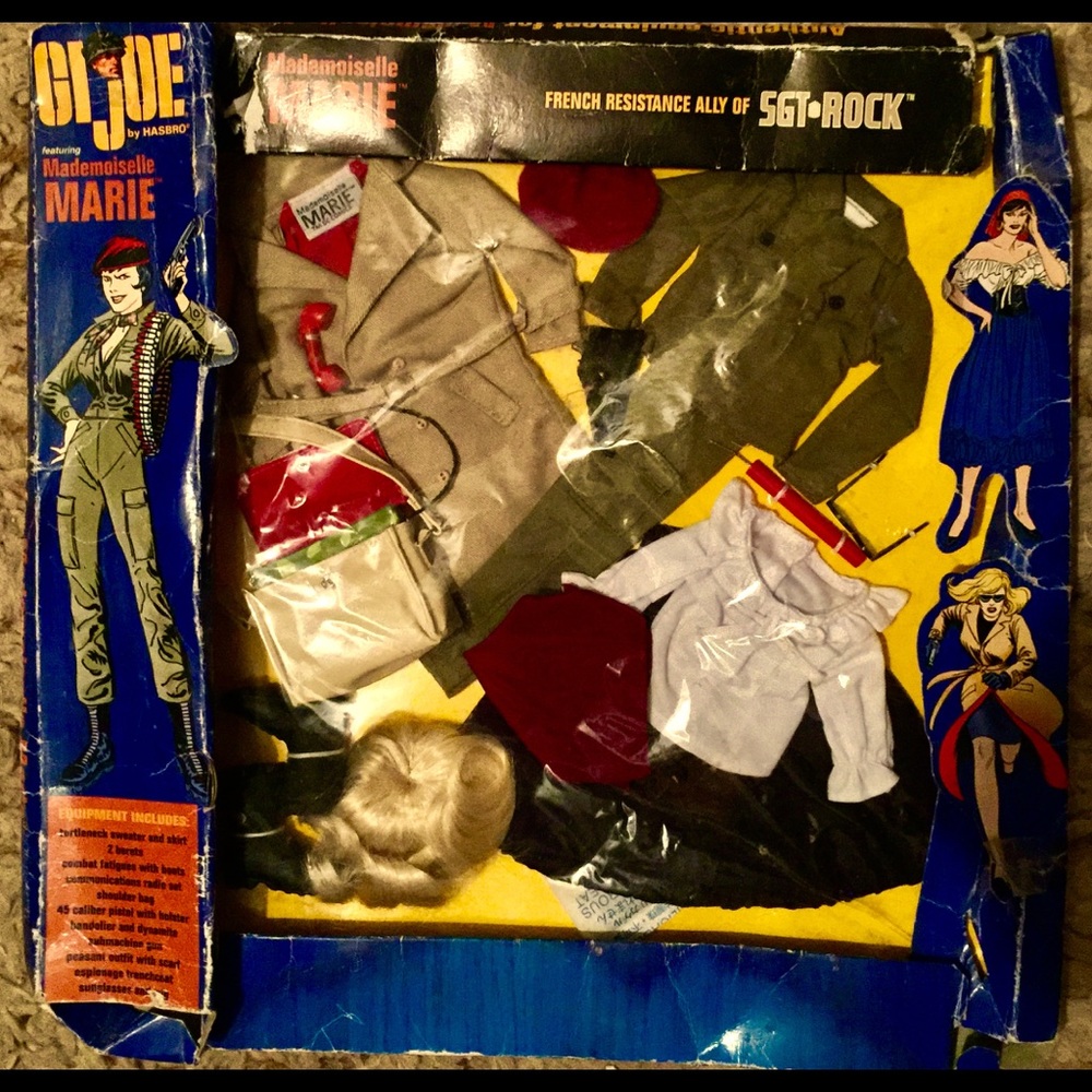 VTG GIJOE”S Mademoiselle Marie’s Spy Disguises Kit